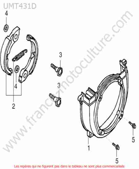 HONDA - UMT431 : Embrayage