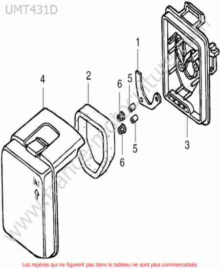 HONDA - UMT431 : Filtre air