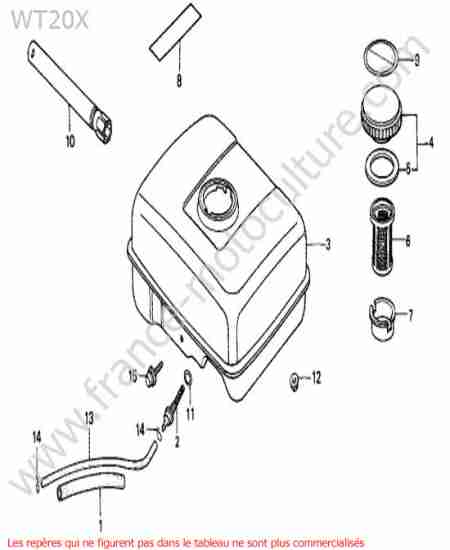 HONDA - WT20-1 : Reservoir