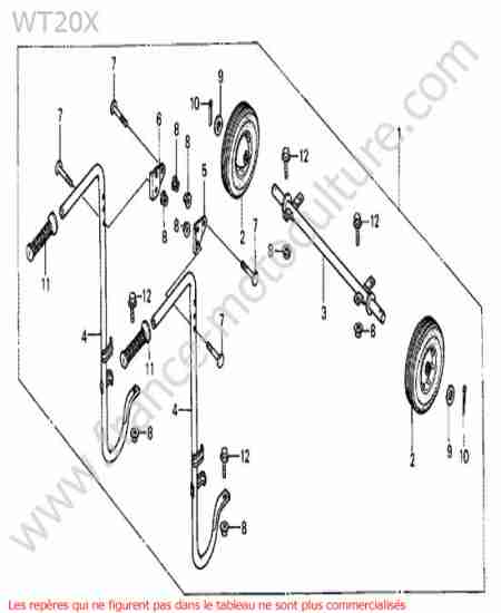 HONDA - WT20-1 : Roue