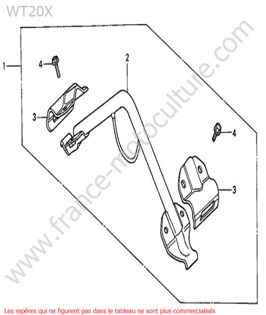Accrochage HONDA WT20-1