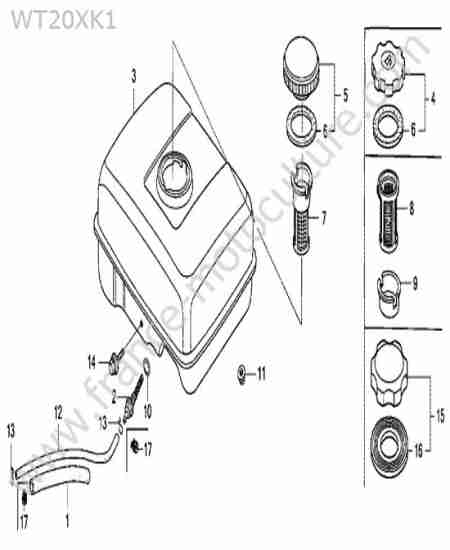 HONDA - WT20-2 : Reservoir