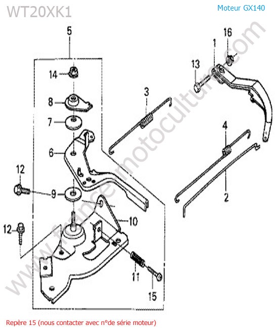 Regulateur HONDA WT20-2