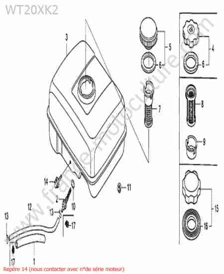 HONDA - WT20-3 : Reservoir