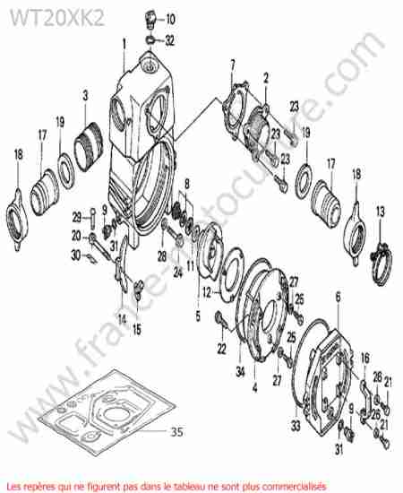 HONDA - WT20-3 : Pompe