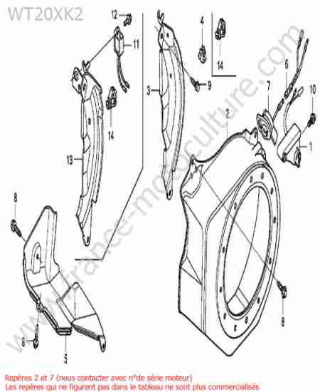 HONDA - WT20-3 : Carter lanceur
