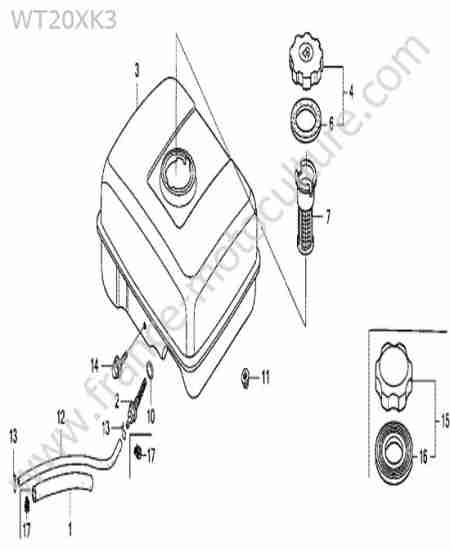 HONDA - WT20-4 : Reservoir