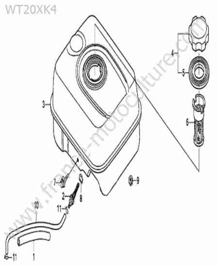 HONDA - WT20-5 : Reservoir