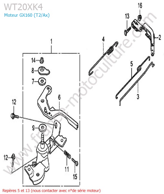 Regulateur HONDA WT20-5