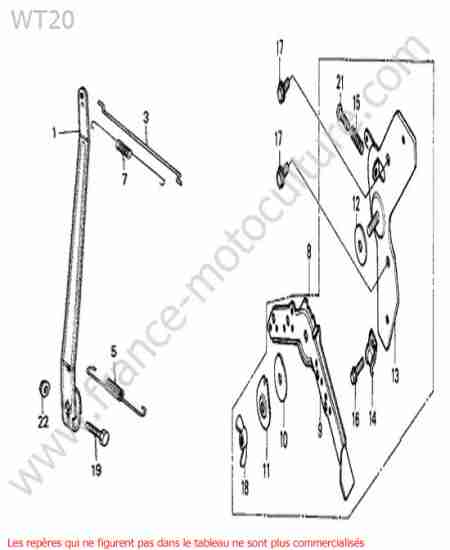 HONDA - WT20 : Regulateur