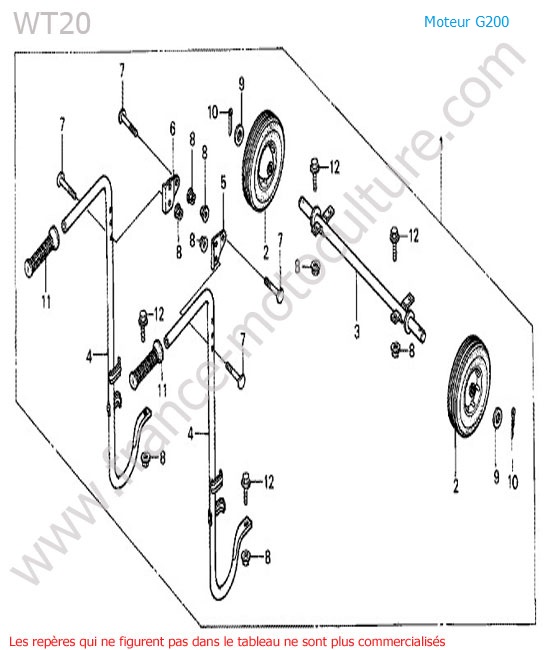 Roue HONDA WT20