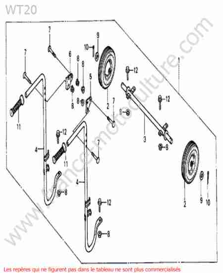 HONDA - WT20 : Roue