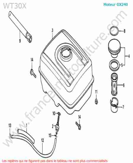 HONDA - WT30X : Reservoir