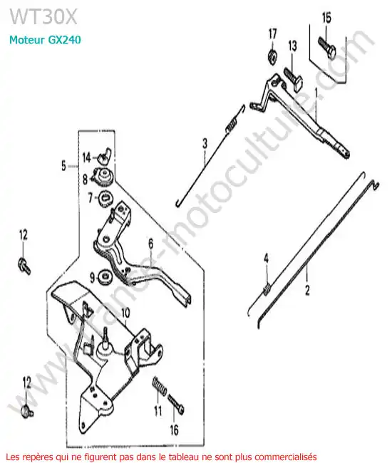 Regulateur HONDA WT30X