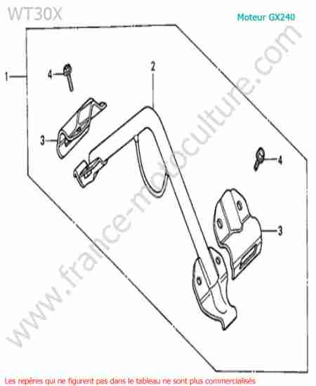 HONDA - WT30X : Accrochage