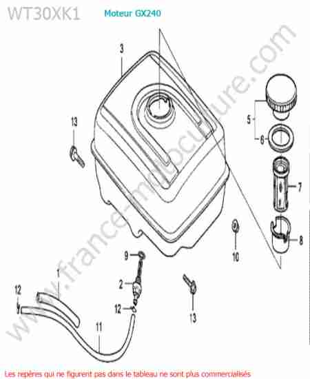 HONDA - WT30XK-1 : Reservoir