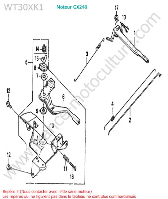 Regulateur HONDA WT30XK-1