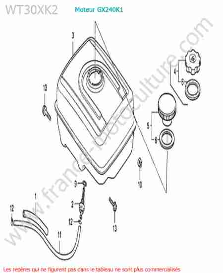 HONDA - WT30XK-2 : Reservoir