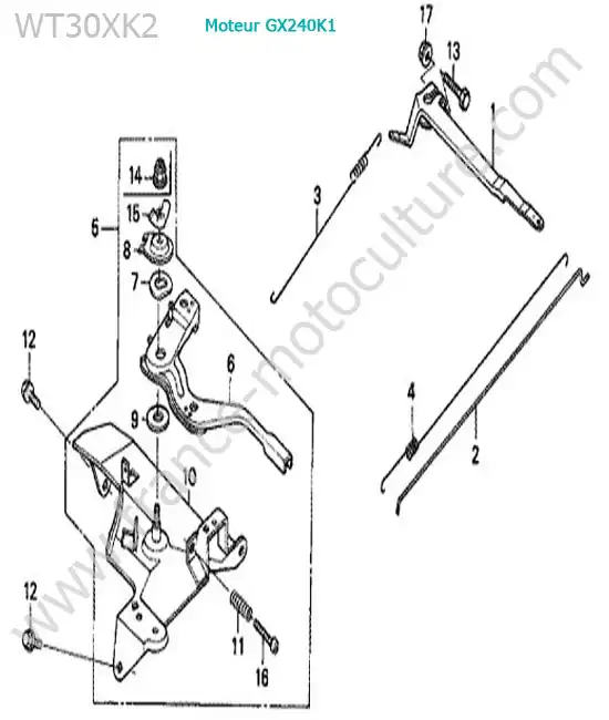 Regulateur HONDA WT30XK-2