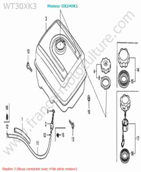 HONDA - WT30XK-3 : Reservoir