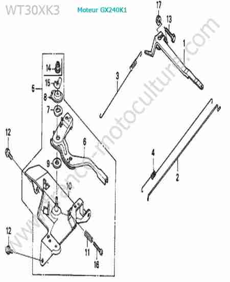 HONDA - WT30XK-3 : Regulateur