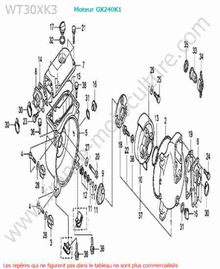 HONDA - WT30XK-3 : Pompe