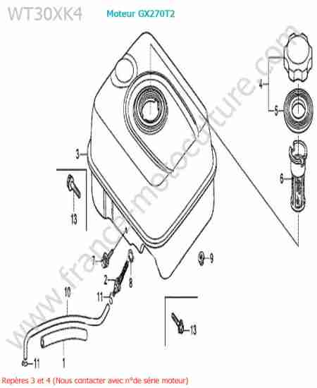 HONDA - WT30XK-4 : Reservoir