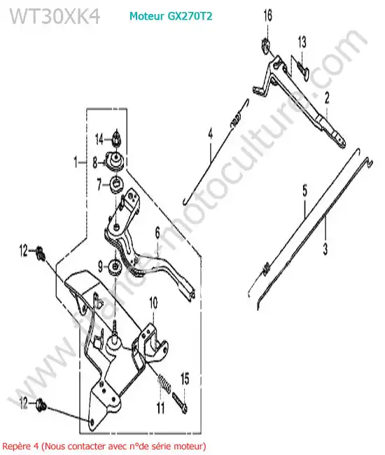 Regulateur HONDA WT30XK-4