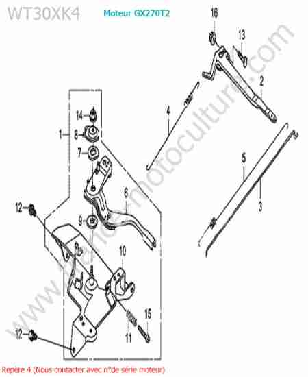 HONDA - WT30XK-4 : Regulateur