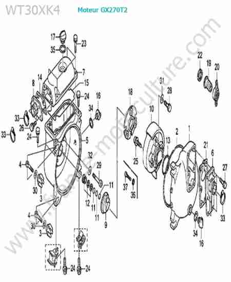HONDA - WT30XK-4 : Pompe