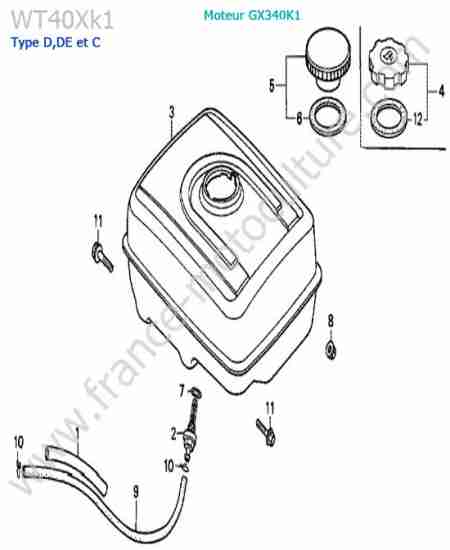 HONDA - WT40XK1-2 : Reservoir