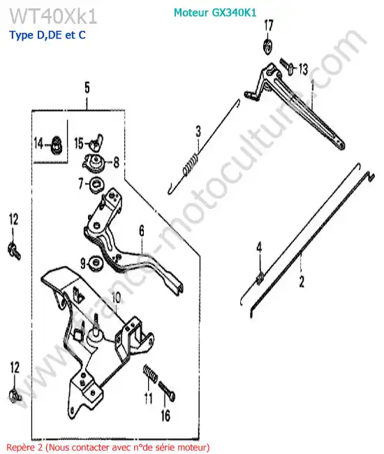 Regulateur HONDA WT40XK1-2