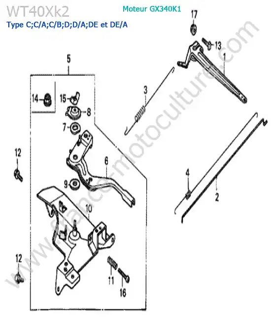 Regulateur HONDA WT40XK2-2