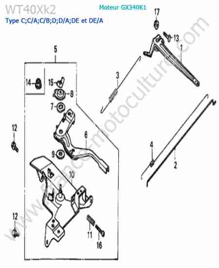 HONDA - WT40XK2-2 : Regulateur