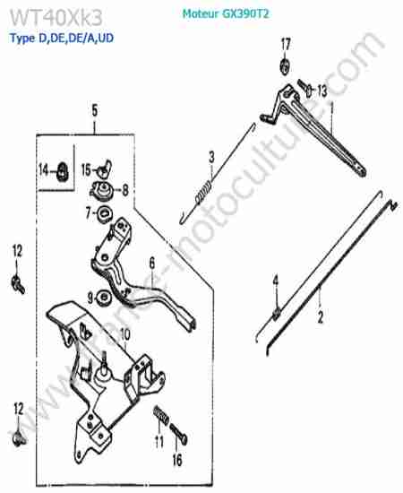 HONDA - WT40XK3-2 : Regulateur