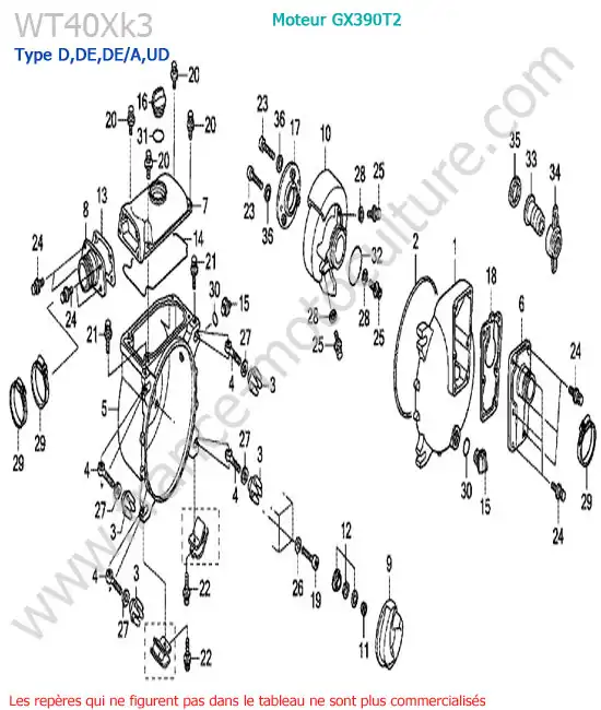 Pompe HONDA WT40XK3-2