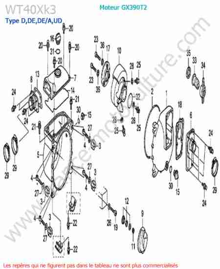 HONDA - WT40XK3-2 : Pompe
