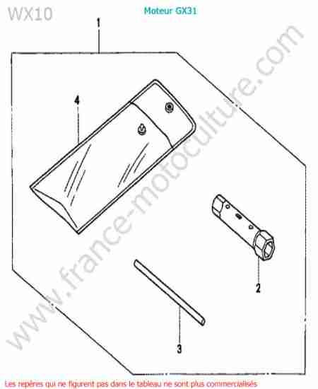 HONDA - WX10-1 : Outil