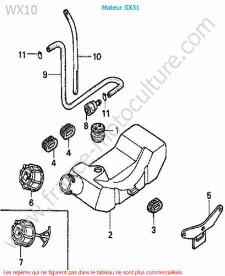 HONDA - WX10-1 : Reservoir
