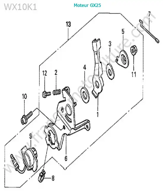 Regulateur HONDA WX10-2