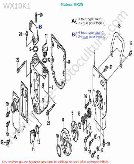 HONDA - WX10-2 : Pompe