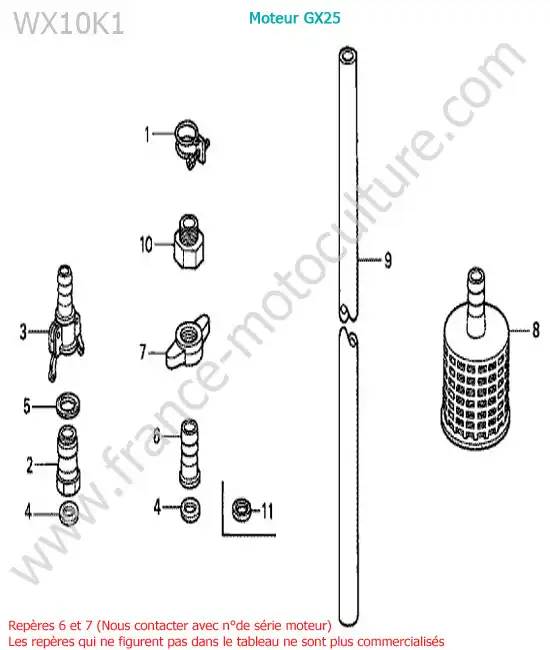 Crepine HONDA WX10-2