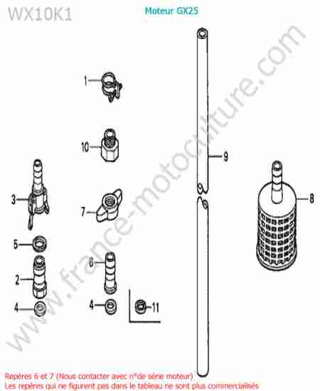 HONDA - WX10-2 : Crepine