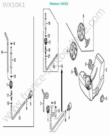 HONDA - WX10-2 : Reservoir