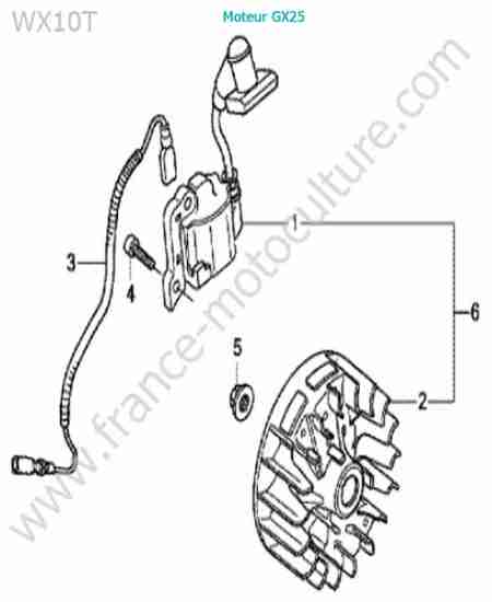 HONDA - WX10-3 : Allumage