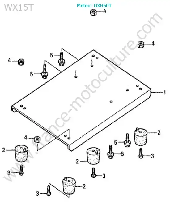 Cadre HONDA WX15-2