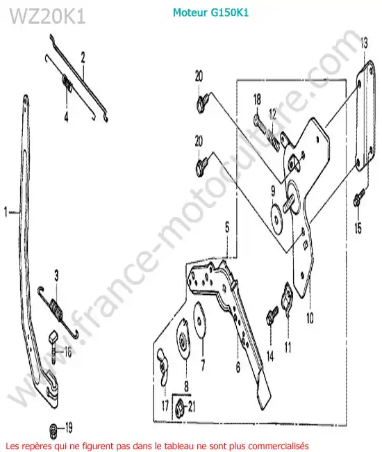Regulateur HONDA WZ20-2