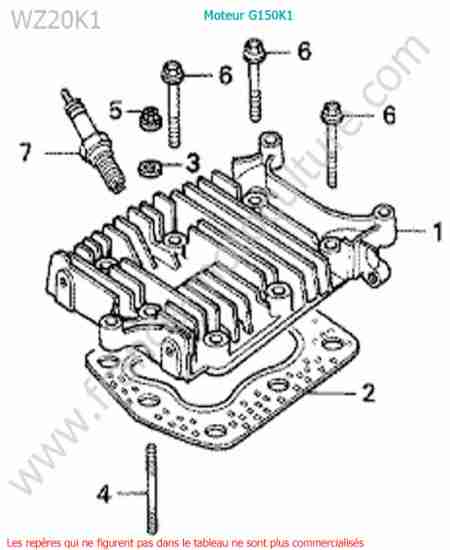 HONDA - WZ20-2 : Culasse