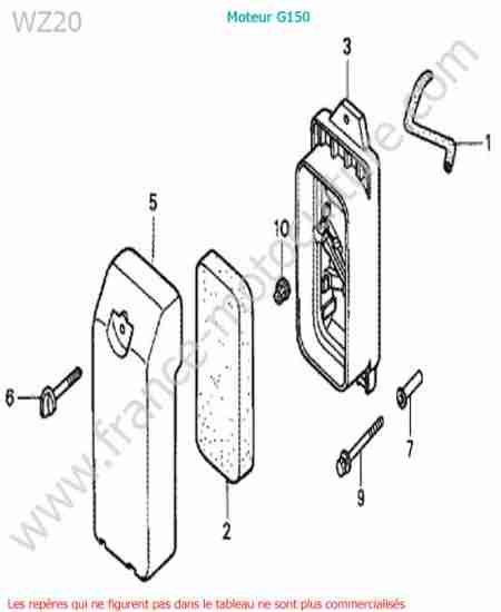 HONDA - WZ20 : Filtre air