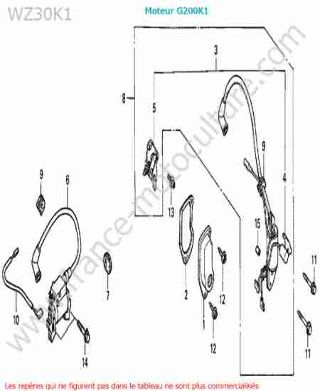 HONDA - WZ30-2 : Bobine allumage